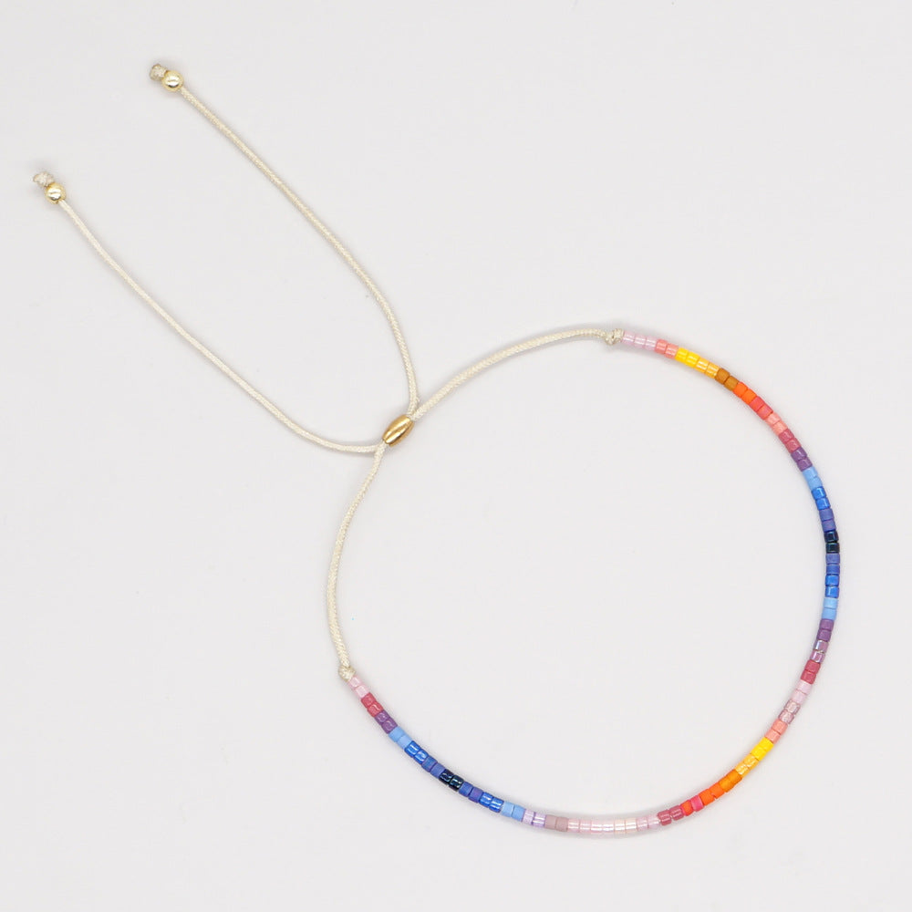 Wholesale Colorful Beads Glass Bracelet